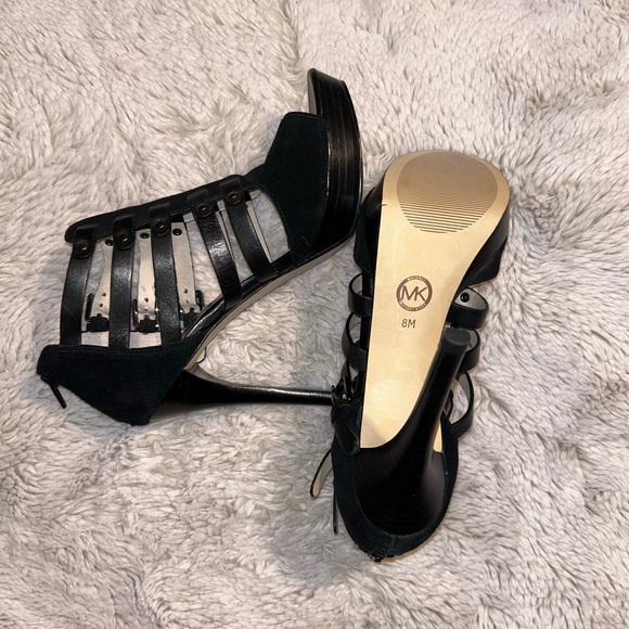 Michael Kors Shoes - Michael Kors Black Strappy Heels